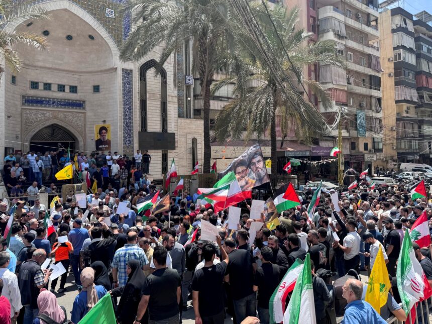 2025 06 20T111608Z 1701447070 RC2A6FANKOZH RTRMADP 3 NUCLEAR IRAN LEBANON PROTEST 1750422379