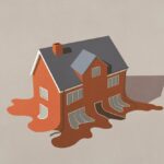 house melting from heat