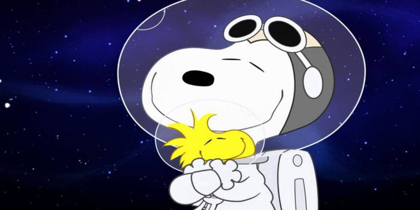 snoopy in space