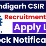 Chandigarh CSIR CSIO Scientist Recruitment 2025.webp