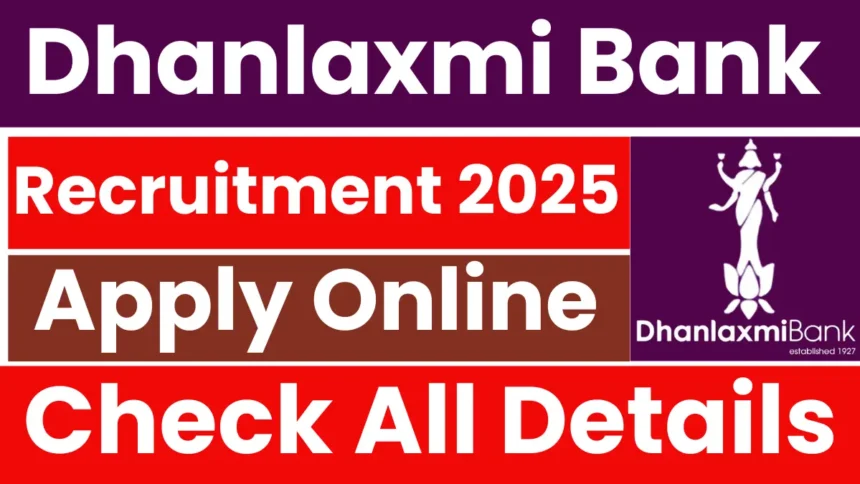 Dhanlaxmi Bank Recruitment 2025.webp