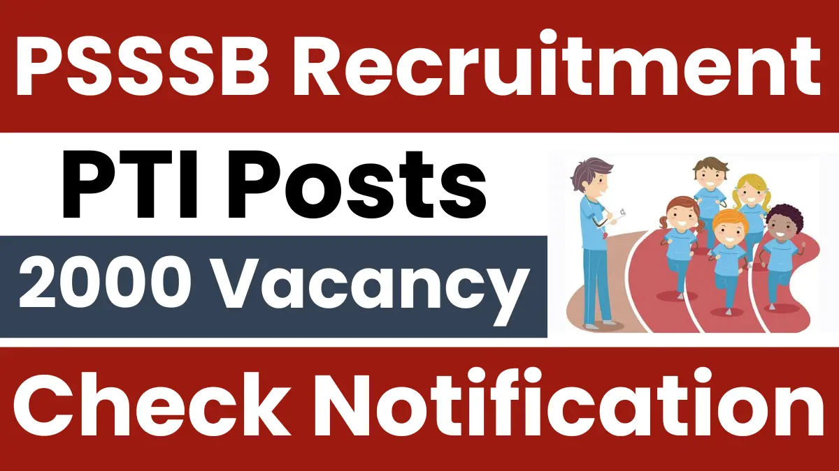 PSSSB PTI Recruitment 2025.webp