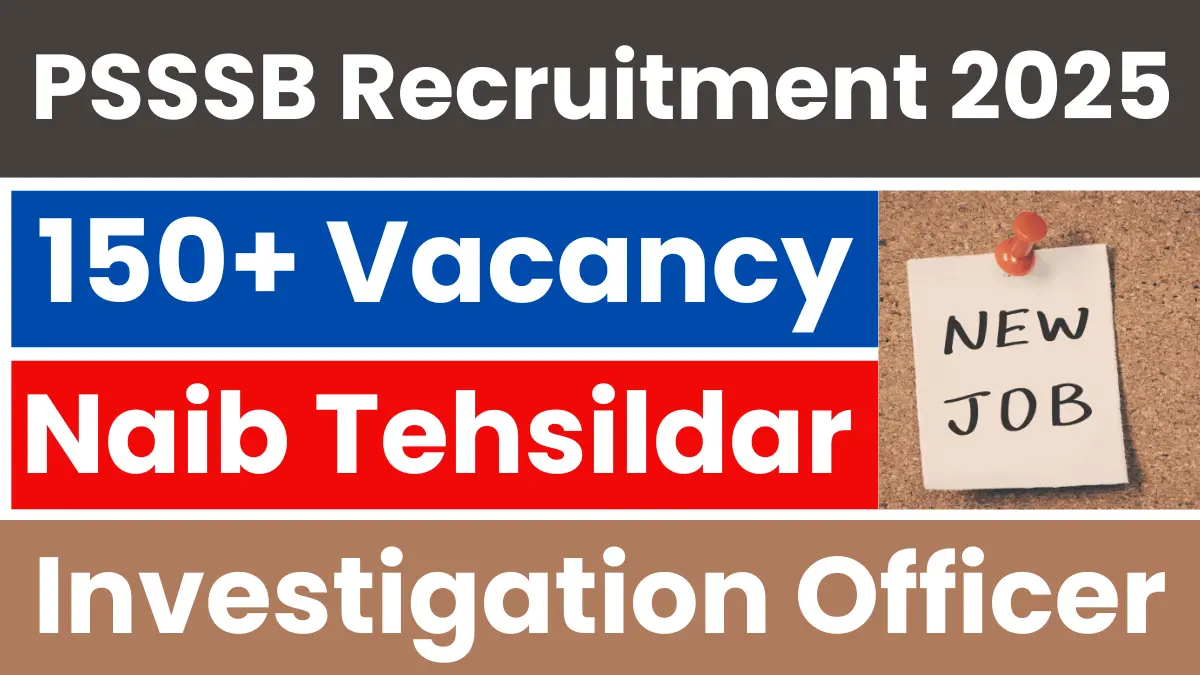 PSSSB Recruitment 2025.webp