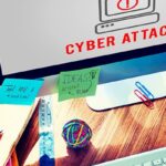 Phishing desk with computer cyber attack screen Rawpixel.com Adobe