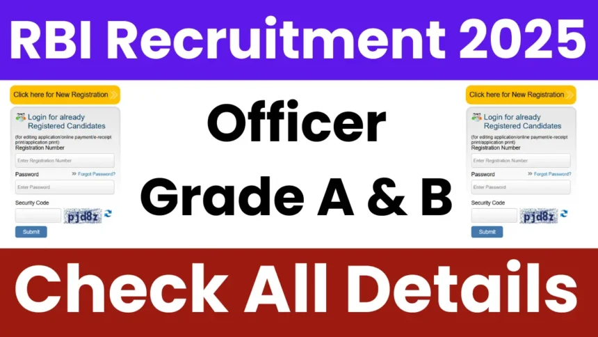 RBI Officer Grade A B Recruitment 2025.webp