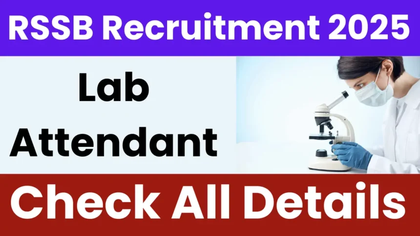 RSSB Lab Attendant Recruitment 2025.webp