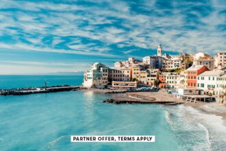 SOCIAL IMAGE PARTNER OFFERS TERMS APPLY View of Bogliasco. Bogliasco is a ancient fishing village in