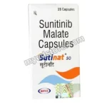 Sutinat 50mg Capsule Sunitinib.webp