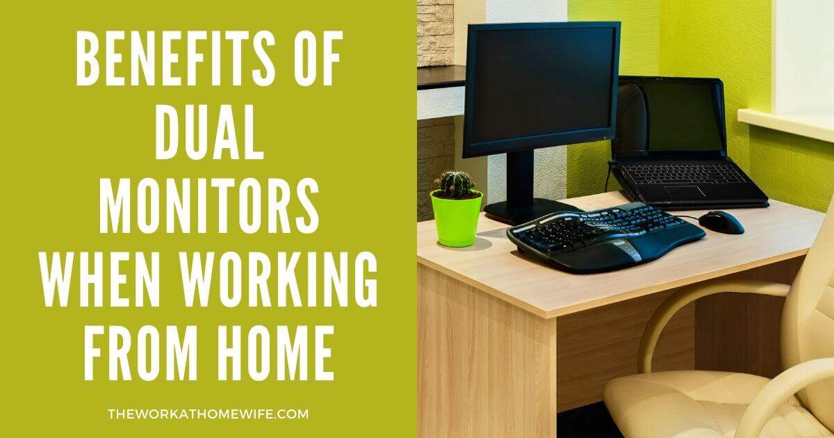 Work at Home Dual Monitors