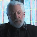 donald sutherland as president snow in his office in hunger games