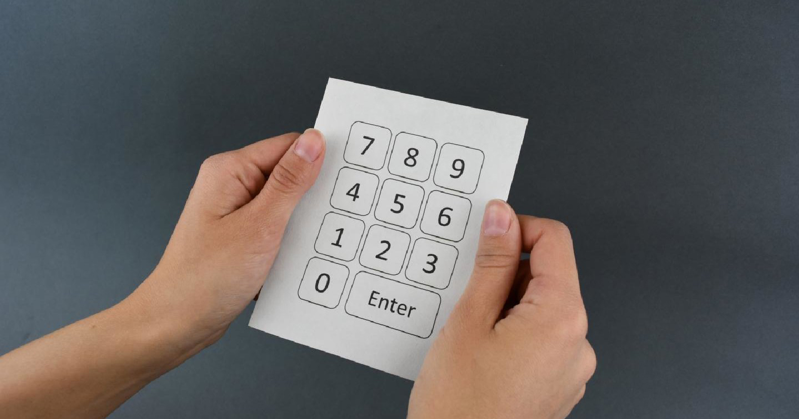 paper keypad header
