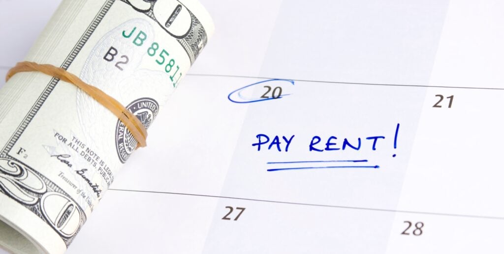 rent due canva