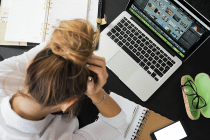 stressed woman