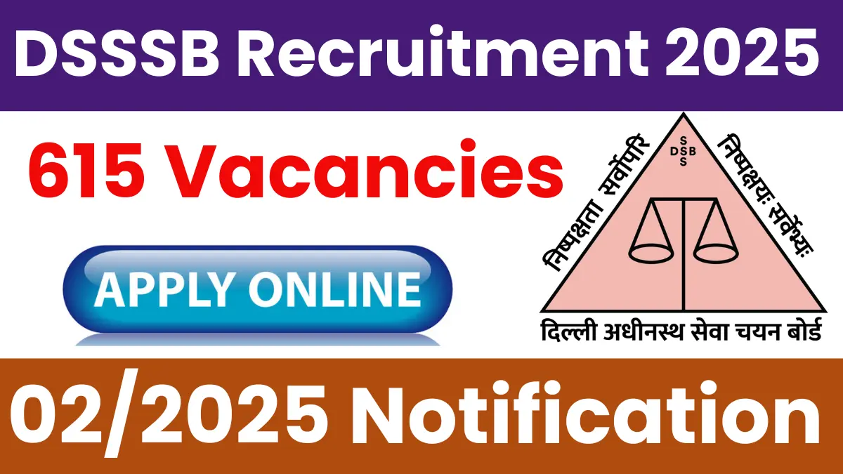 DSSSB Recruitment 2025.webp