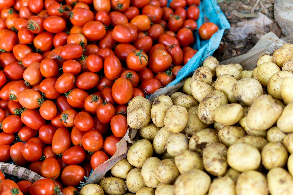 tomatoes and potatoes