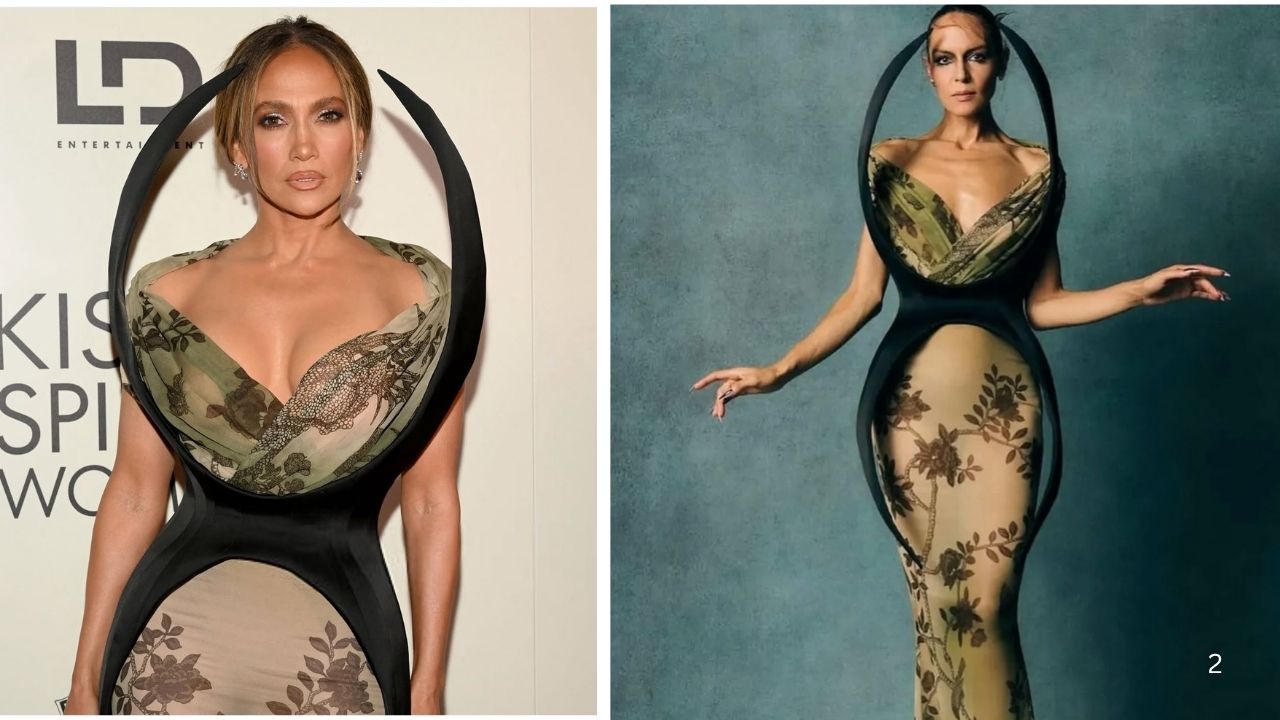 JLO Reunites with Ben Affleck at the 22Kiss Of The Spider Woman22 Premiere in a Green Harris Reed Go
