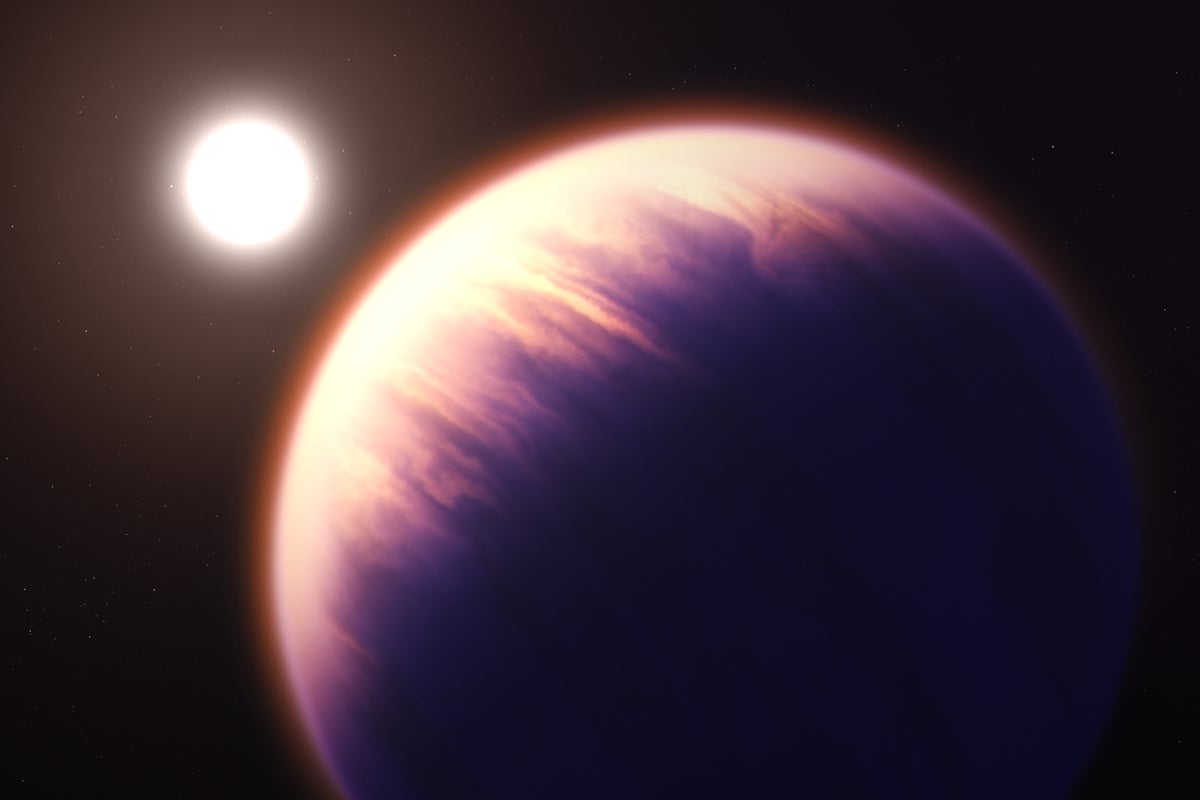 wasp 39 b with star illustration