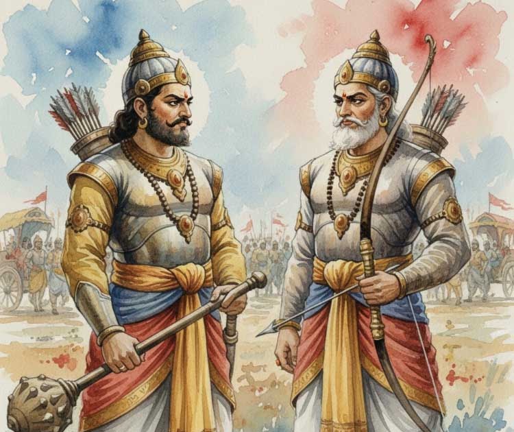 Story20Of20Five20Golden20Arrows20Of20Bhishma20That20Duryodhana20Surrendered20To20Arjuna2