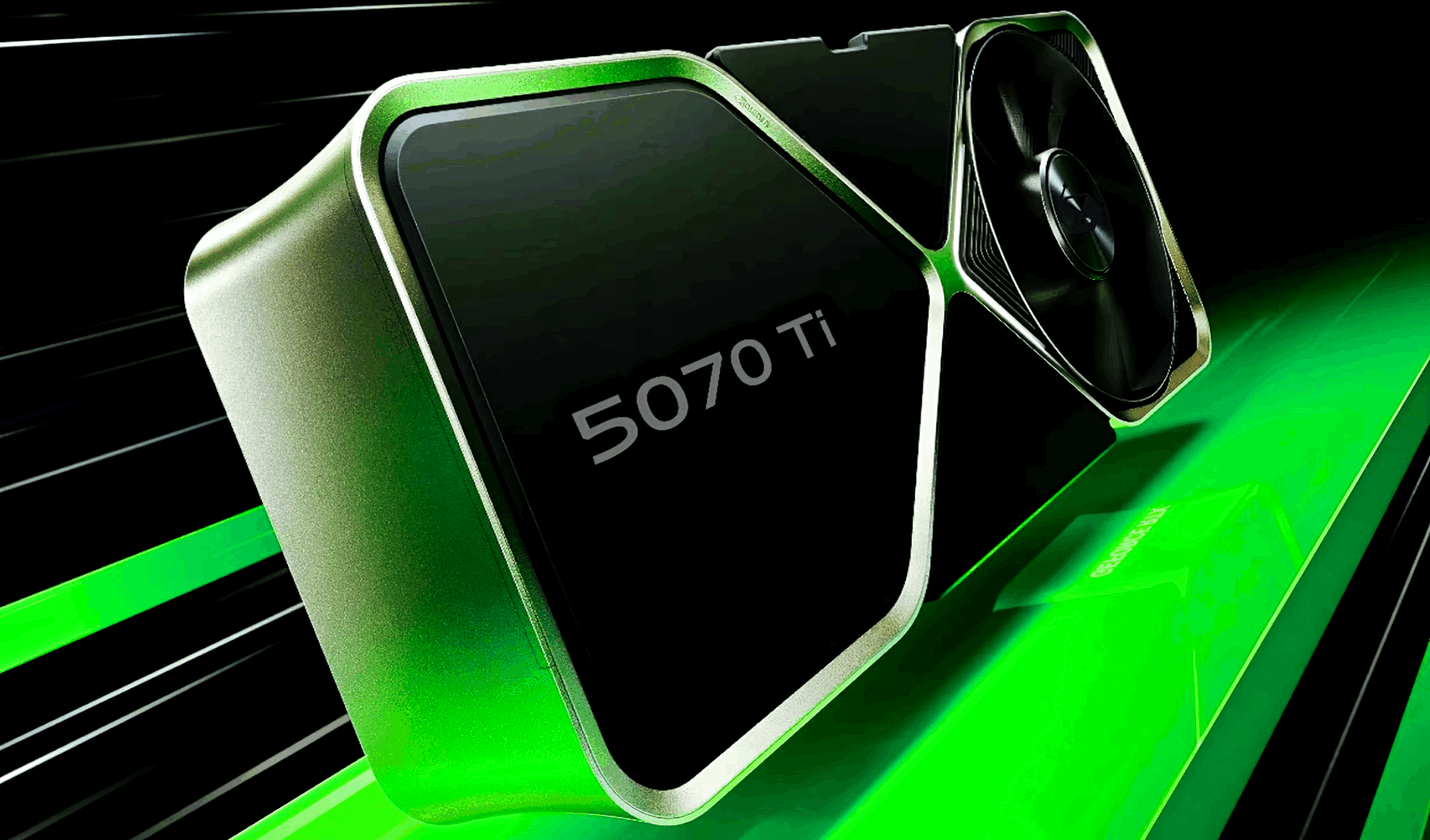 The RTX 5070 Ti scaled