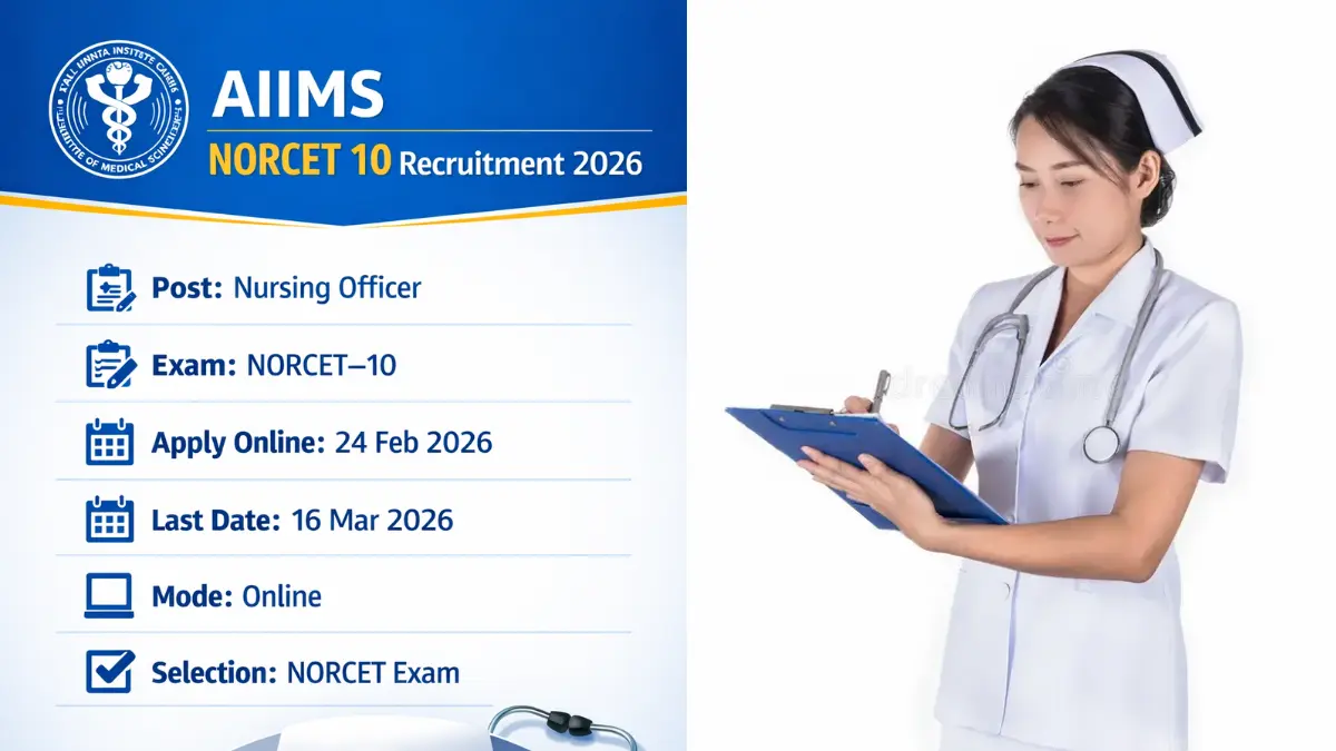 AIIMS NORCET 10 Recruitment 2026.webp