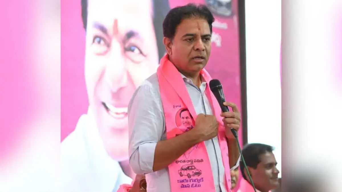 Bharat Rashtra Samithi BRS working president K.T. Rama Rao 7