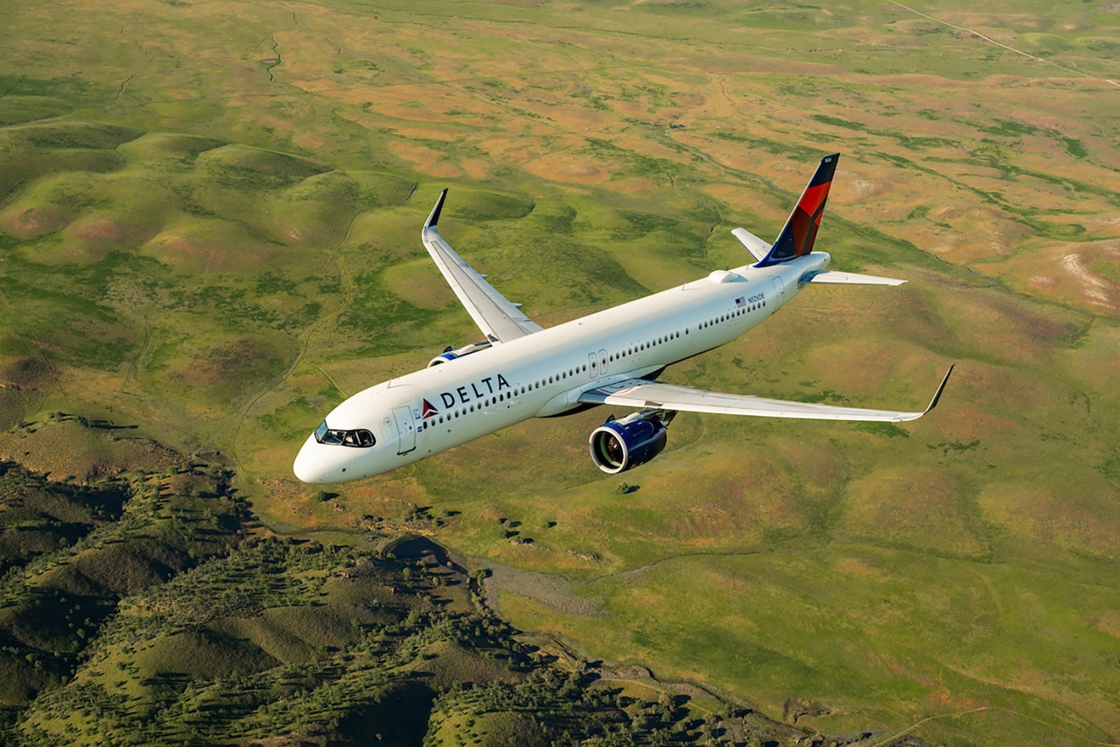 Delta Airlines Airbus A321neo inflight