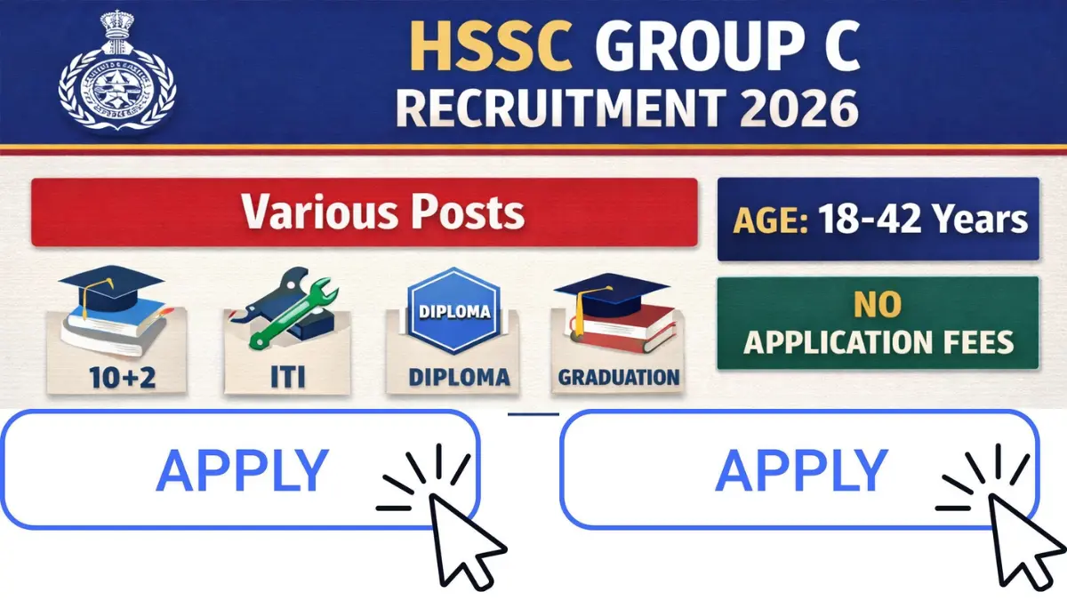 HSSC Group C Recruitment 2026.webp