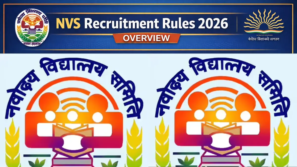 NVS Recruitment Rules 2026.webp