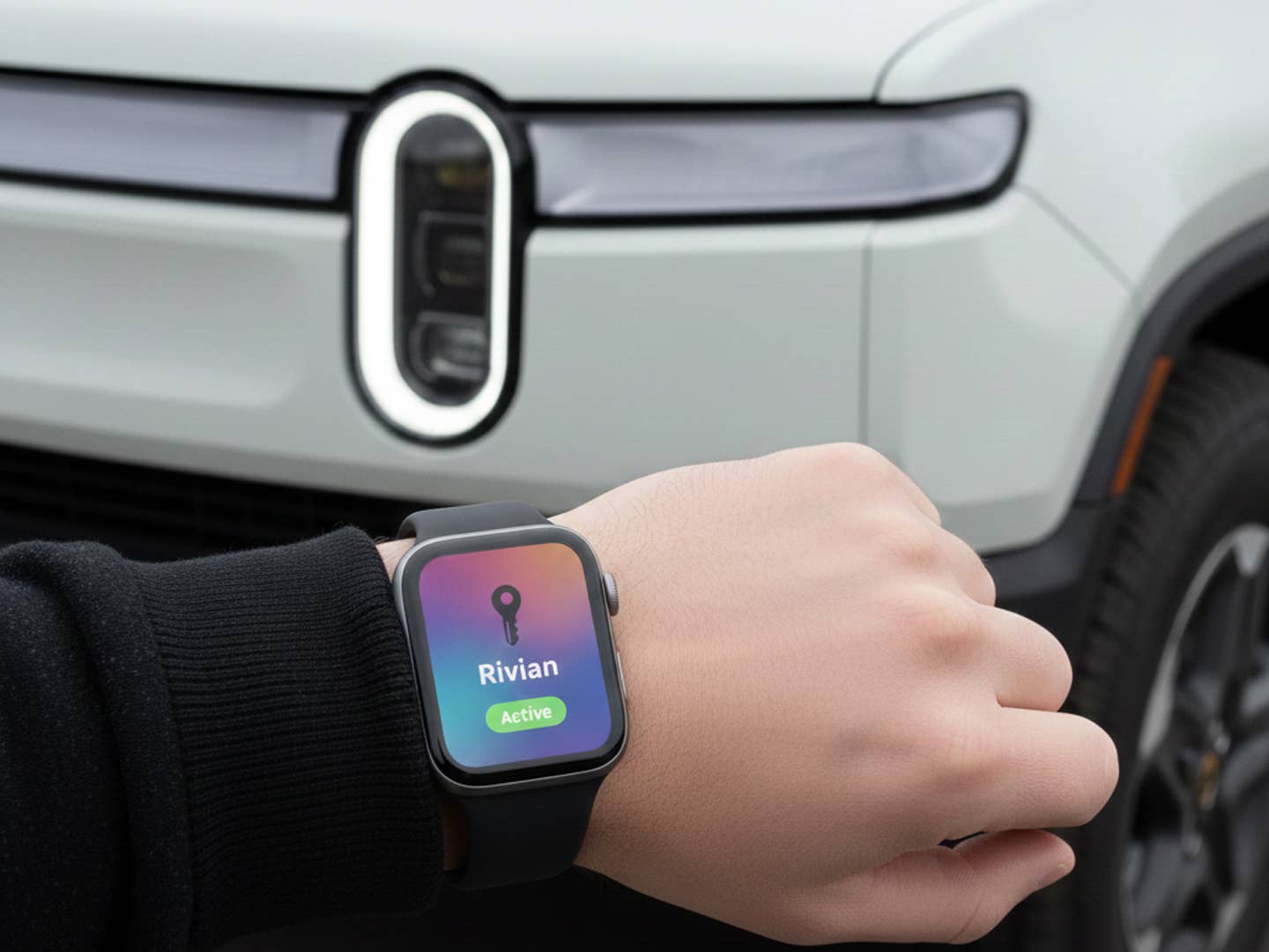 apple watch app for rivian ev cars control remote