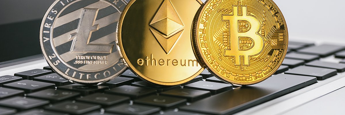 cryptocurrency Bitcoin Ethereum Litecoin 2 adobe