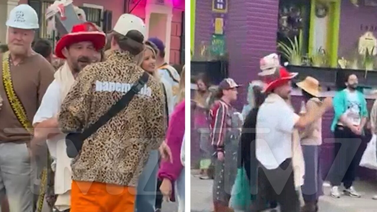 Shia LaBeouf Celebrates Lundi Gras in New Orleans