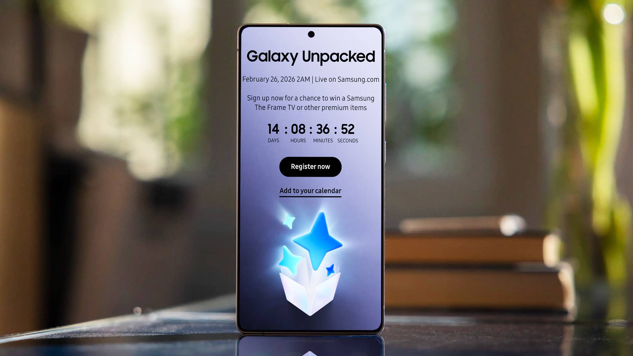 samsung galaxy s25 ultra with unpacked 2026 timer