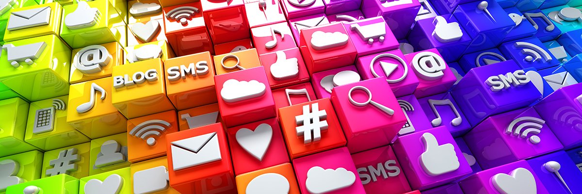 social media apps icons adobe