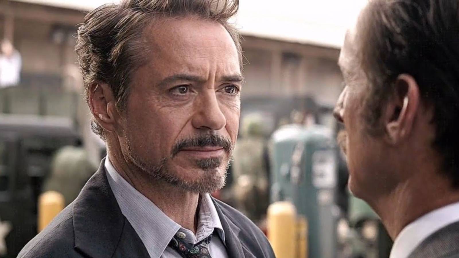 tony stark meets howard stark avengers endgame