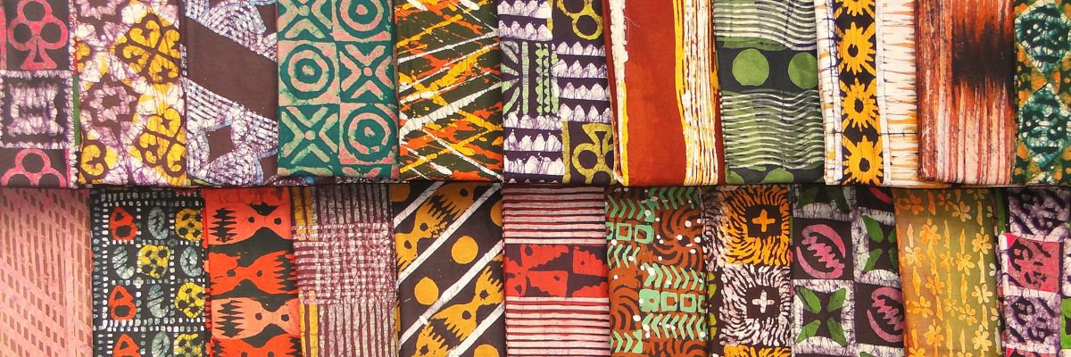 African cloth Kente Kumasi Adam Jones hero