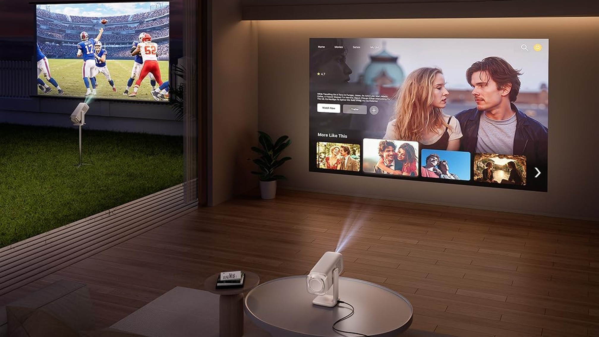 Aurzen BOOM Air Google TV Portable Projector Press Image