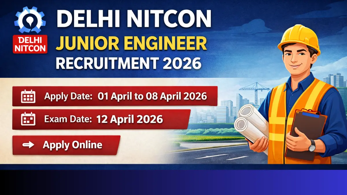 Delhi NITCON Junior Engineer Recruitment 2026.webp
