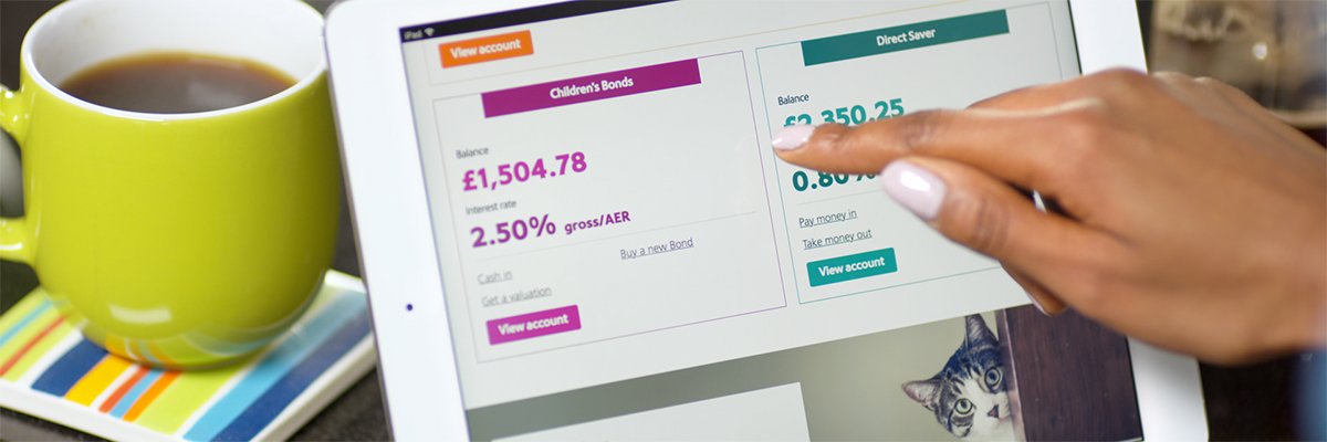 NSandI digital banking PR hero