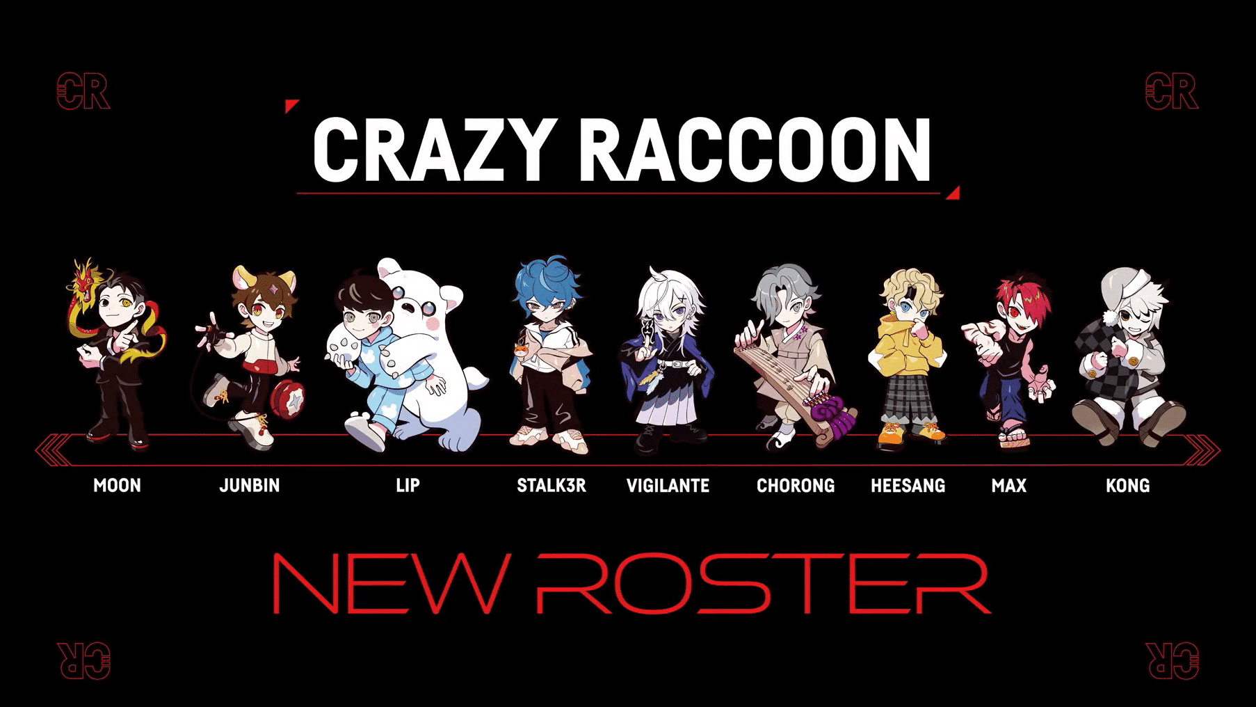 OWCS Crazy Raccoon 2026 roster edited