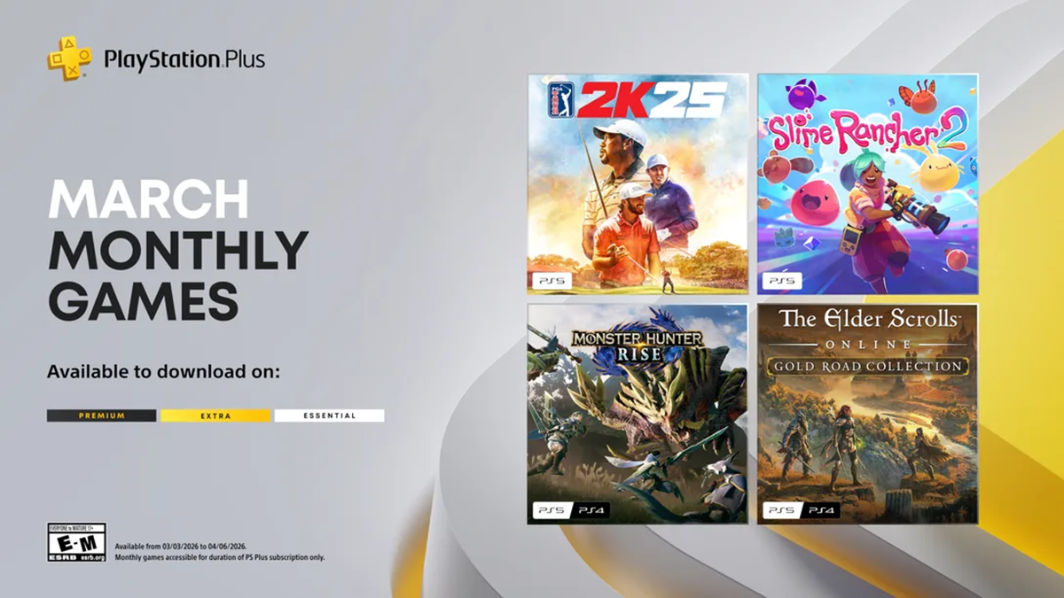 PS Plus Essential March 2026