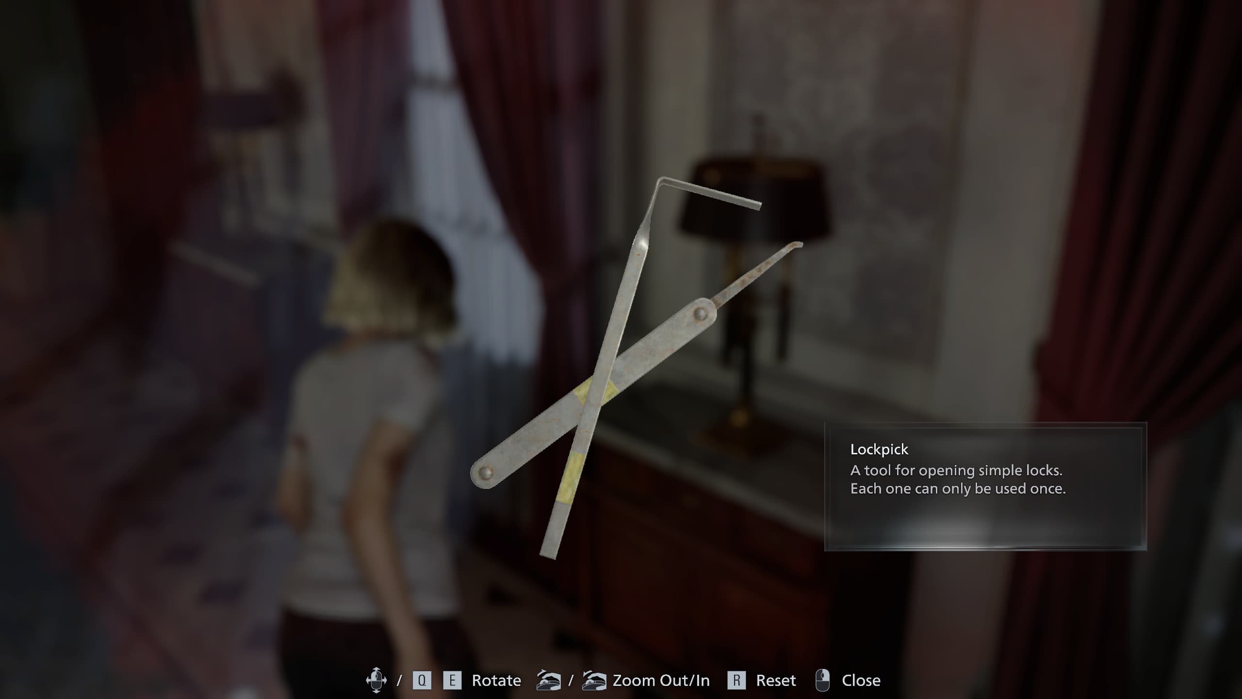 RE9 lead researcher lockpick