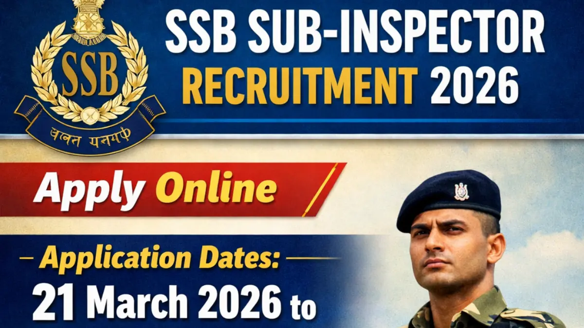 SSB SI Recruitment 2026.webp
