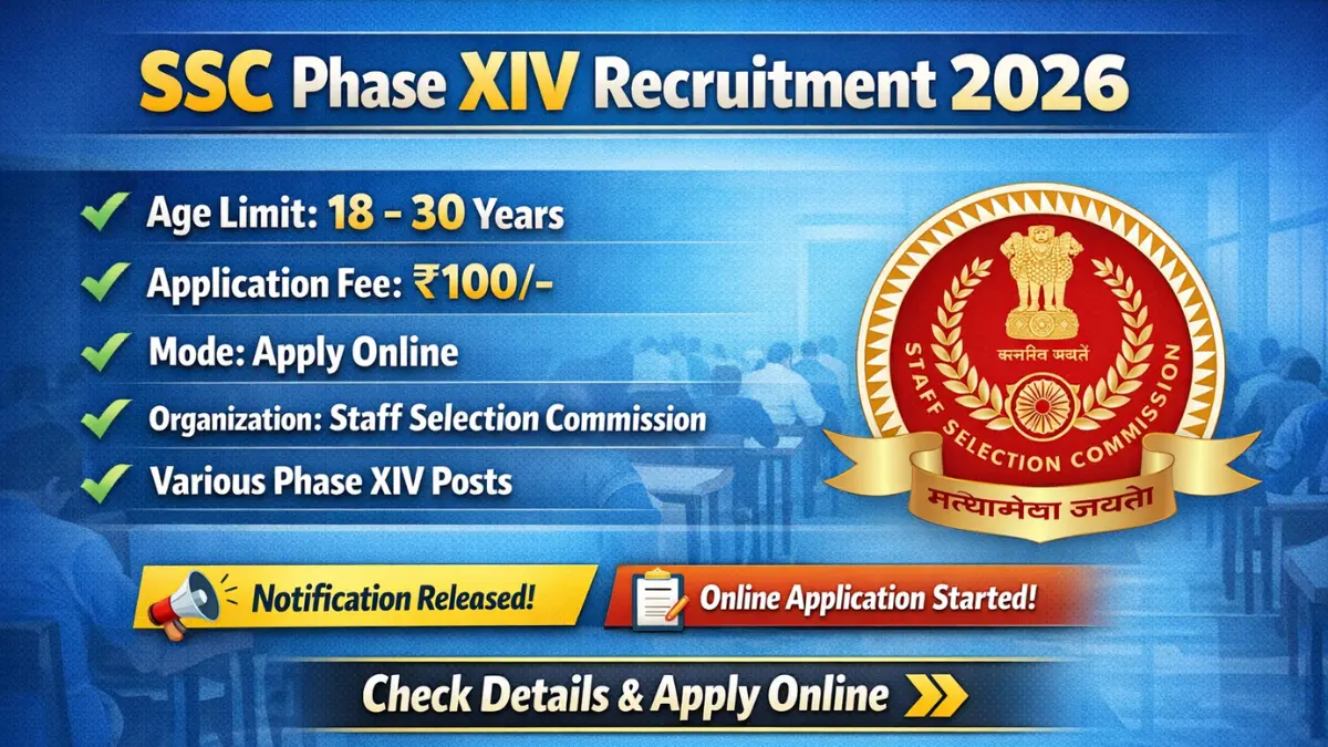 SSC Phase XIV 2026.webp