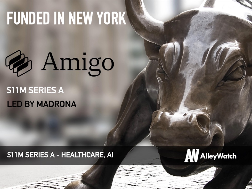 amigo ai clinical agents ai healthcare agents patient engagement platform funding.001