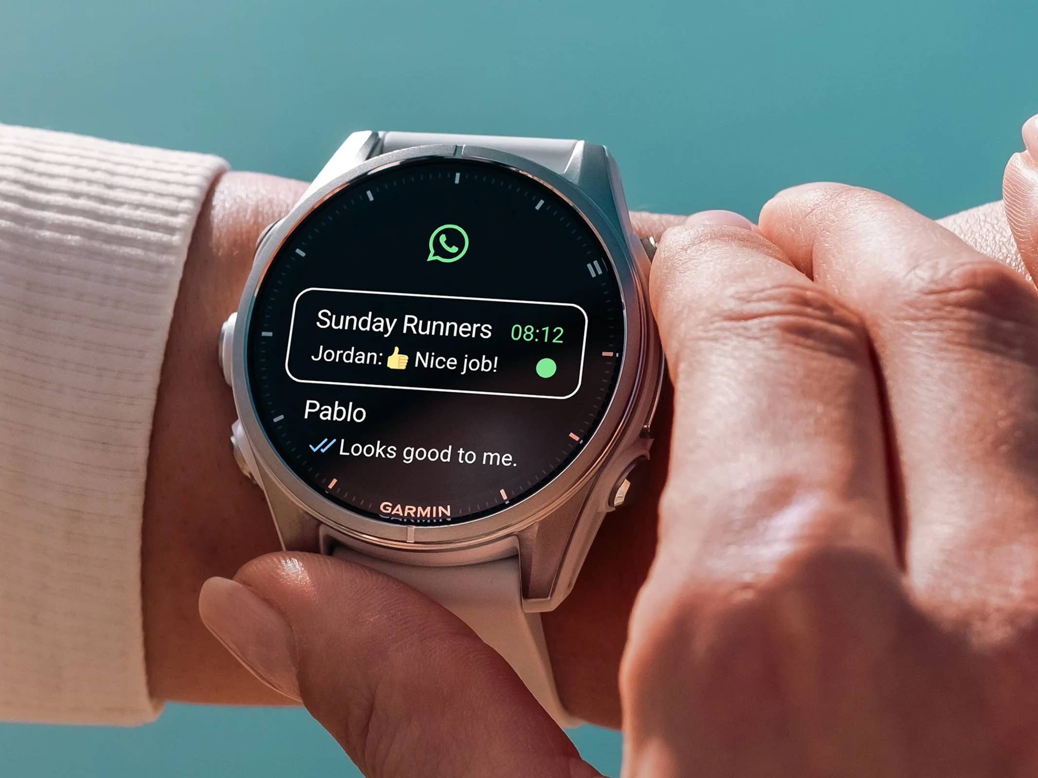 garmin whatsapp app messaging smartwatches download