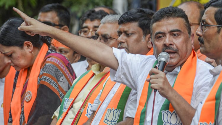 trinamool congress leaders are main conspirators catalysts of anti hindu riots alleges lop suven d89