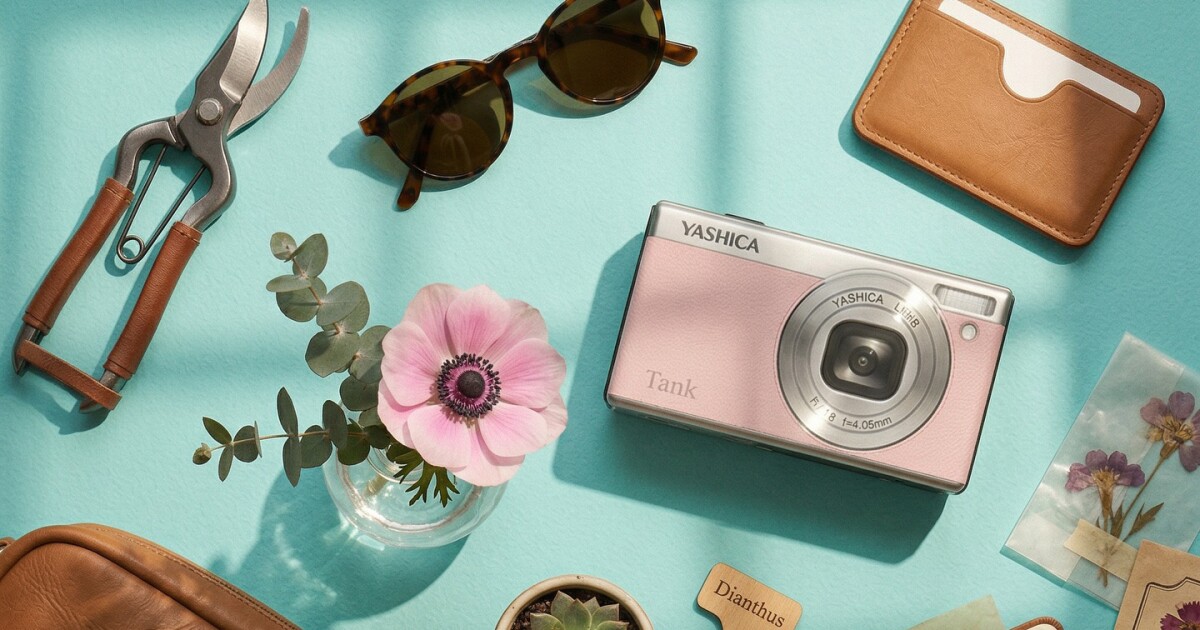 Pocketable retro camera for simple, fun photos