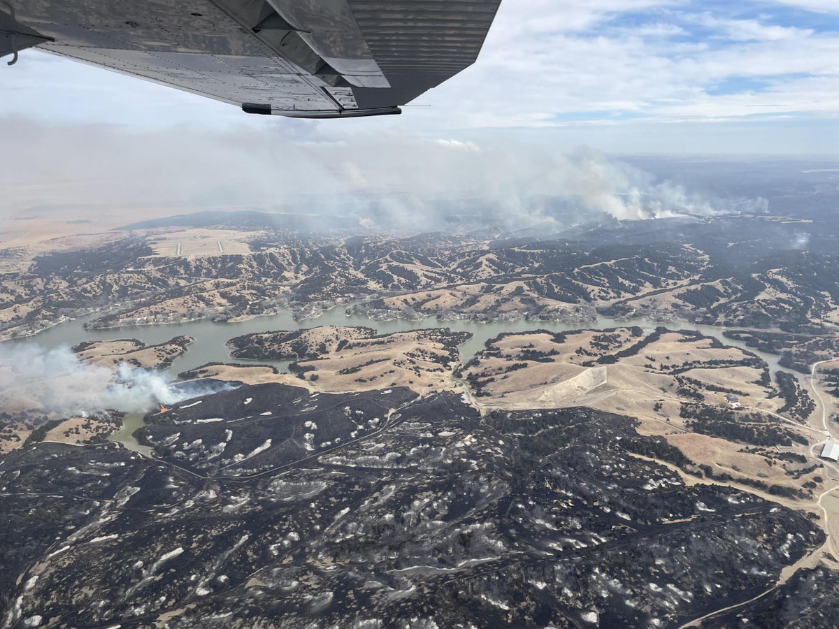 wildfire aerial