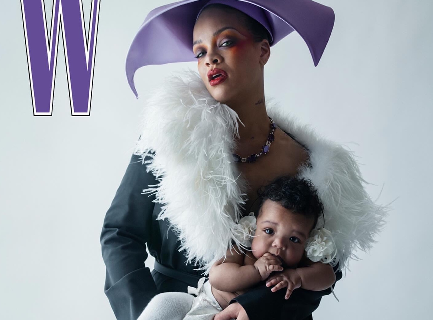1 Fashion News Rihanna Debuts Baby Girl Rocki on W Magazine Volume Three 2026 in Dior