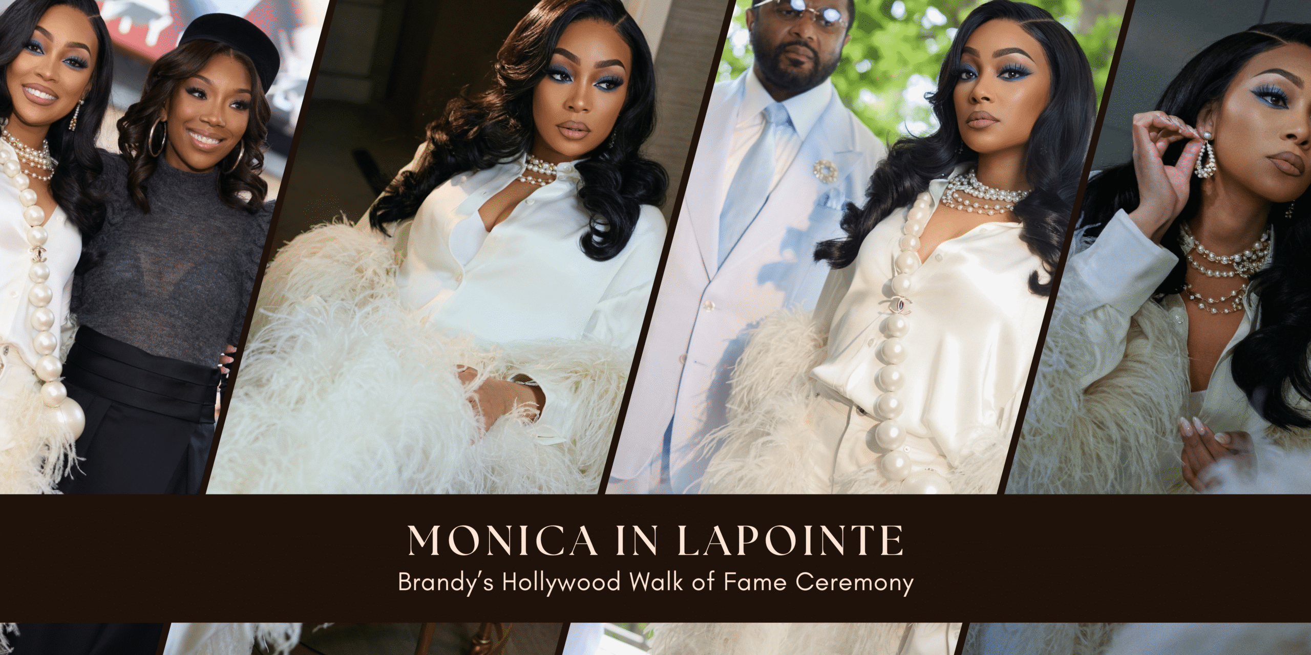 88888 Monica Steps Out with Husband Anthony Ant Wilson at Brandys Hollywood Walk of Fame Ceremony in scaled